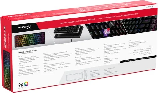 Фото: Клавіатура HyperX Origins 2 65 HX Red ENG/UKR USB Black (B4QS3AA) № 28 | KTC