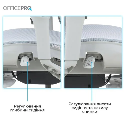 Фото: Крісло OfficePro Elite OC950GLB Gray/Light Blue № 38 | KTC