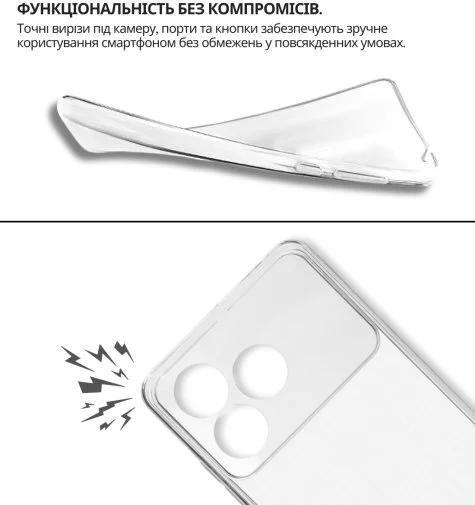 Фото: Чохол BeCover for ZTE Blade A36 / Nubia A36 - Transparancy (714908) № 10 | KTC