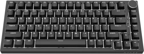Фото: Клавіатура Ajazz AK820 Red Switch ENG/UKR USB Black (AK820-R-B) № 20 | KTC
