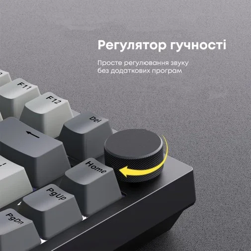 Фото: Клавіатура Ajazz AK820 Sea Salt Switch ENG/UKR USB Black (AK820-SS-BGY) № 33 | KTC