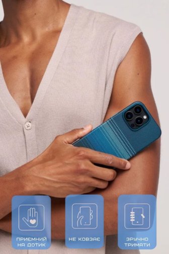 Чохол Pitaka for Apple iPhone 16 Pro - Military-Grade Protective Moonrise (KI1601CPMO)