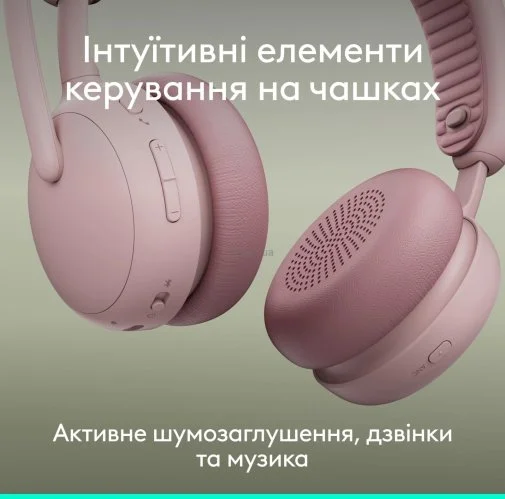 Фото: Гарнітура Logitech Zone Wireless 2 ES Rose (981-001510) № 24 | KTC