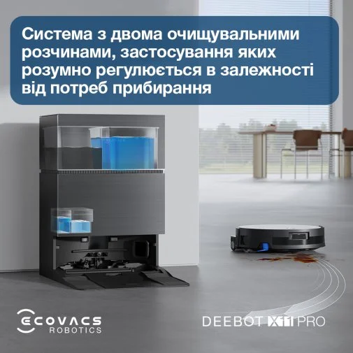 Фото: Робот-пилосос ECOVACS DEEBOT X11 PRO OMNI (DEX99-1 BLACK) № 40 | KTC