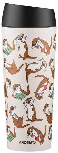 Термочашка Ardesto Coffee Time Otter 450ml Beige (AR2645OT)