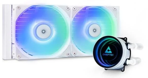 Фото: Система рідинного охолодження Chieftec Iceberg 240 ARGB White (CLC-240-RGB-W) № 11 | KTC