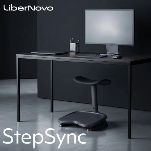 Фото: Підставка для ніг LiberNovo StepSync Footrest Midnight Black (CP-GW-0000002-00-01) № 15 | KTC
