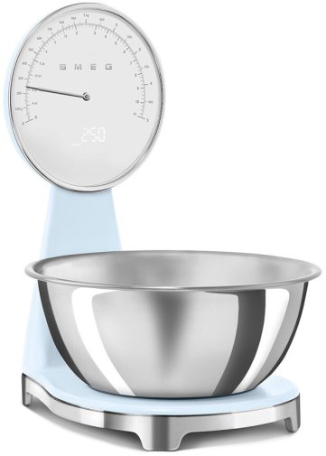 Ваги кухонні Smeg Style Aesthetic Glossy Pastel Blue (KSF01PBWW)