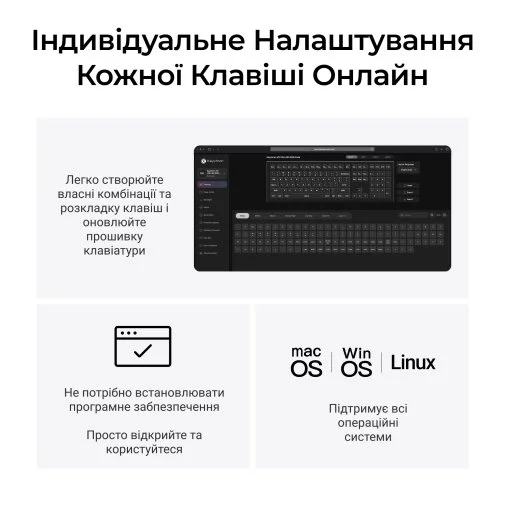 Фото: Клавіатура Keychron V6 Ultra Keychron Red Switch RGB White (V6U-F1-UA) № 25 | KTC
