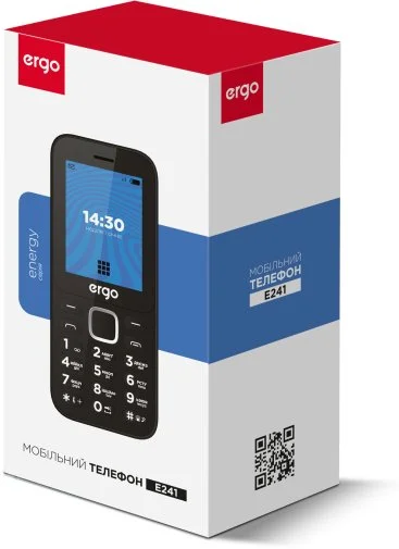 Фото: Мобільний телефон ERGO E241 Red № 6 | KTC