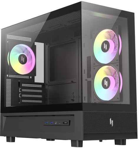 Корпус Gamemax NEX C31 Black with window (NEX C31 BK)