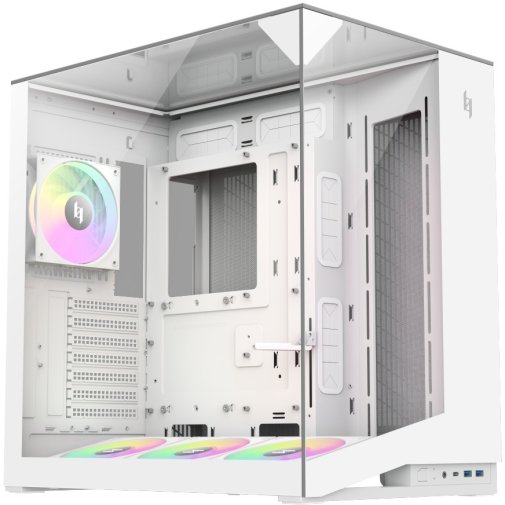 Корпус Gamemax NEX C56 VC White with window (NEX C56 VC WH)