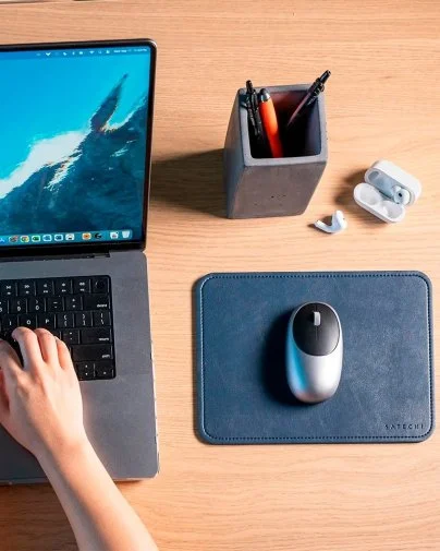 Фото: Килимок Satechi Vegan Leather Mouse Pad Blue (ST-LMPB) № 20 | KTC