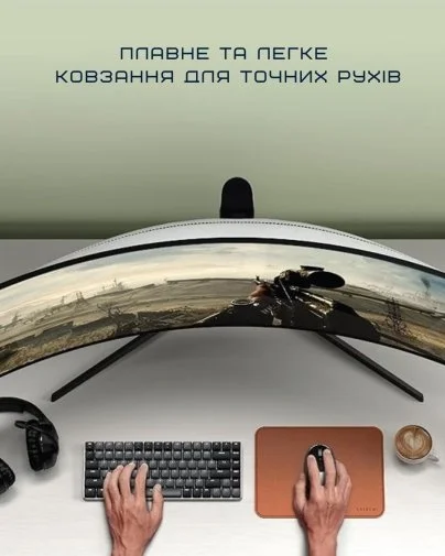 Килимок Satechi Vegan Leather Mouse Pad Brown (ST-LMPN)