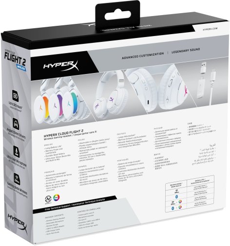 Гарнітура HyperX Cloud Flight 2 White (B5VC5AA)