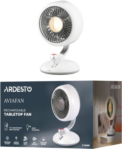Вентилятор Ardesto AviaFan FT-F3600W White