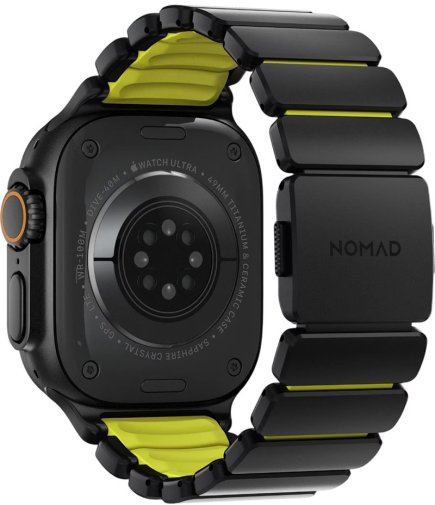 Ремінець Nomad for Apple Watch 46/49mm - Stratos Black Hardware Volt (NM011130858)