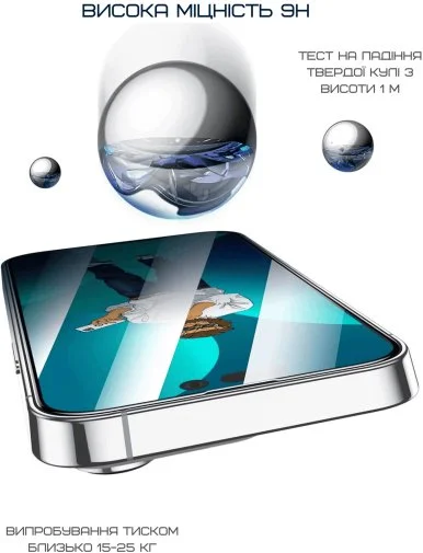 Фото: Захисне скло Anank for Apple iPhone 15 Pro - 2.5D Curved Clear 2pcs with installation box (2002721) № 13 | KTC