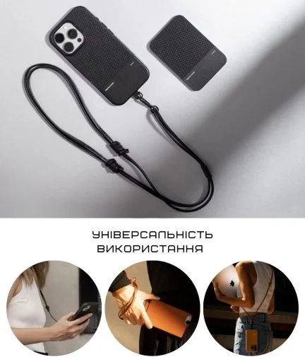 Фото: Ремінець для смартфону Native Union Re Classic Black (RECLA-BLK-SLING-RP) № 12 | KTC