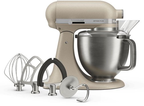 Планетарний міксер KitchenAid Artisan Plus 4.7L 5KSM50PKVE Oat (5KSM50PKVEOC)