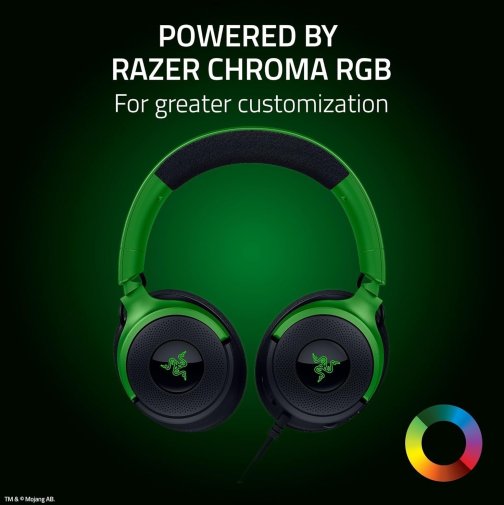 Гарнітура Razer Kraken V4 X Minecraft Edition (RZ04-05180200-R3M1)