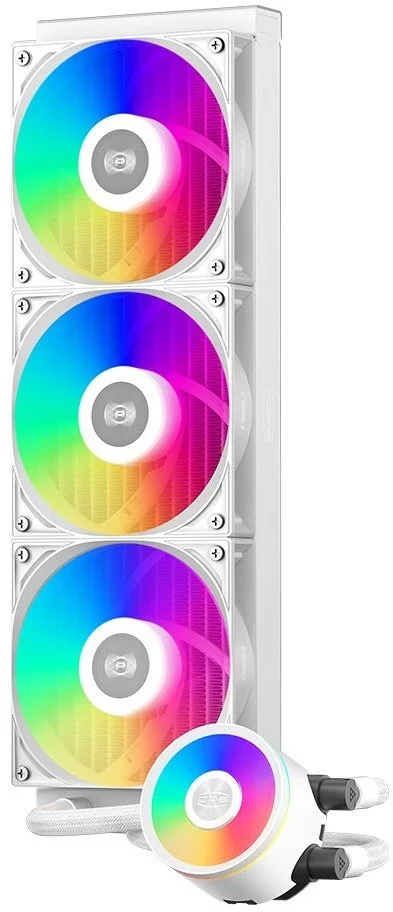 Фото: Система рідинного охолодження PCCooler DA360 Pro ARGB White (DA360Pro-WHAWXX-GL) № 10 | KTC