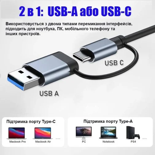 Фото: USB-хаб Dynamode 7 Ports (DM-UH-701AC) № 16 | KTC