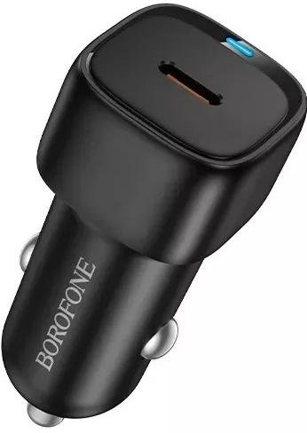 Автомобільний зарядний пристрій BOROFONE BZ34A Cloud PD 20W Black (6941991122316)