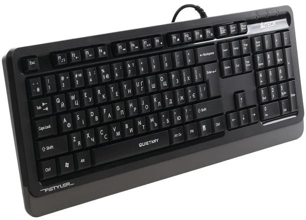 Фото: Клавіатура A4tech Fstyler FK10Q USB Black (FK10Q Grey) № 10 | KTC
