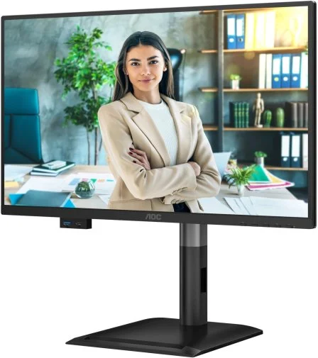 Фото: Монітор AOC 24P4CV Black - 23.8" IPS / 1920×1080 / 120 Гц / Adaptive Sync / Pivot / HAS № 27 | KTC