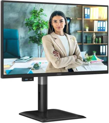 Фото: Монітор AOC 24P4U Black - 23.8" IPS / 1920×1080 / 120 Гц / Adaptive Sync / Pivot / HAS № 24 | KTC