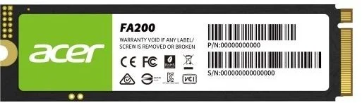 Фото: SSD-накопичувач Acer FA200 2280 PCIe 4.0 x4 2TB (BL.9BWWA.125) № 3 | KTC