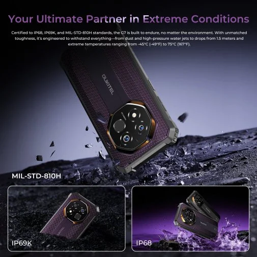 Фото: Смартфон Oukitel G7 8/256GB Black (G7_8_256_BK) № 14 | KTC