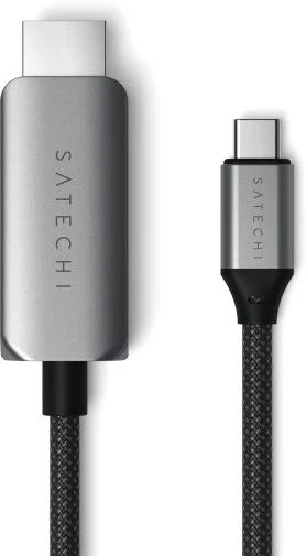 Фото: Кабель Satechi v2.1 8K Type-C / HDMI 1.8m Space Gray (ST-YH8KCM) № 8 | KTC
