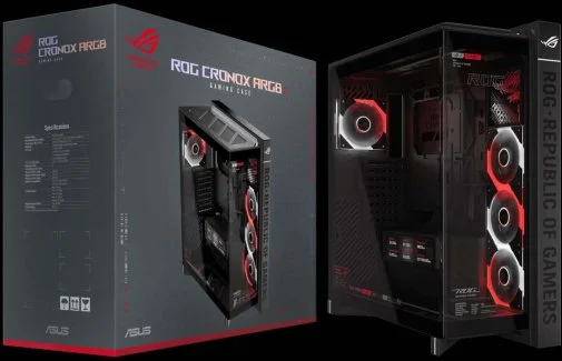 Фото: Корпус ASUS ROG Cronox GR801 ARGB Black with window (90DC00T0-B09030) № 40 | KTC