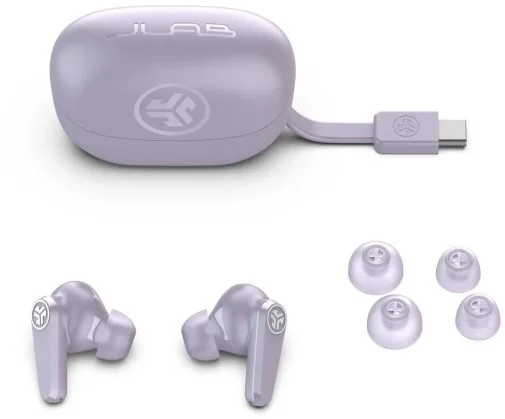 Фото: Навушники JLAB Go Pods ANC Lilac (IEUEBGOPODSRLLC124) № 6 | KTC