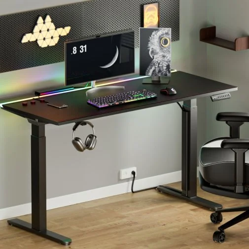 Фото: Стіл для геймерів 1stPlayer F.A.S.T Black (FAST-1470-RGB-BK) № 18 | KTC