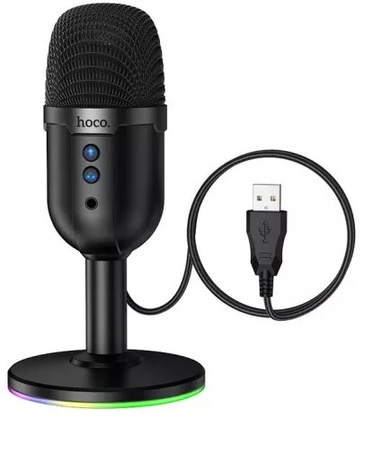 Фото: Мікрофон Hoco L25 Bright USB Black (6942007673792) № 8 | KTC