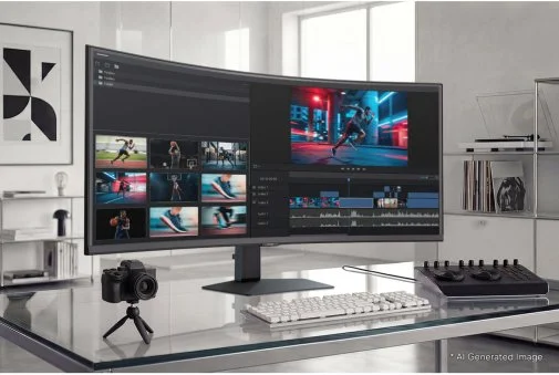 Фото: Монітор Samsung ViewFinity HRM S85TH Black (LS40H850TAIXUA) - 40" VA / 5120x2160 / 144 Гц / AMD FreeSync Premium / HAS № 23 | KTC