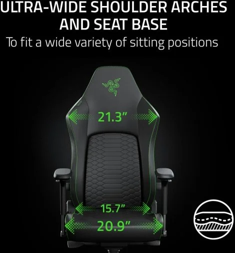 Фото: Крісло Razer Iskur V2 NewGen Black/Green (RZ38-04900700-R3G1) № 32 | KTC