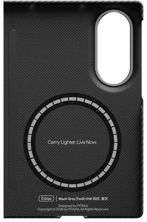 Фото: Чохол Pitaka for Samsung Fold8 - Edge Ultra-Slim Twill Black/Grey (FBWFOLD8) № 11 | KTC