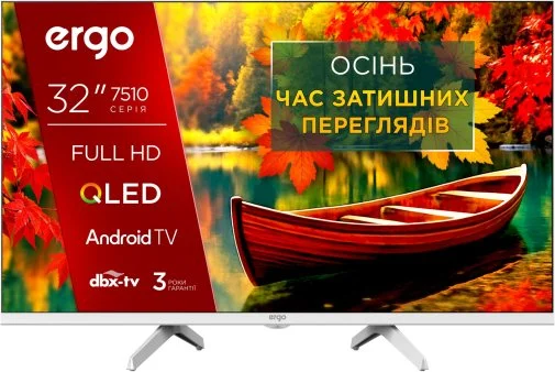 Фото: Телевізор QLED Ergo 32JFQ7510 (Smart TV, Wi-Fi, 1920x1080) № 14 | KTC