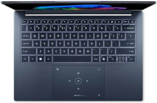 Фото: Ноутбук Acer Swift Go 14 AI SFG14-I71-76R1 NX.JZSEU.001 Blue - 14" OLED 60 Гц / Intel Core Ultra 7 / 355 / DDR5 16 ГБ / PCI-E SSD 512 ГБ / Intel Graphics № 14 | KTC