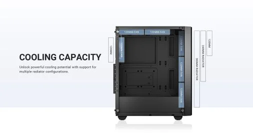Фото: Корпус ID-COOLING Ware 310 ARGB Black with window (WARE 310 ARGB) № 36 | KTC