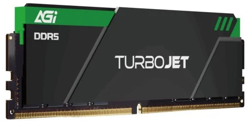 Фото: Оперативна пам’ять AGI Turbojet Heatsink Green Lightbar Black DDR5 1x16GB (AGI6AVG16UD858-SR) № 5 | KTC