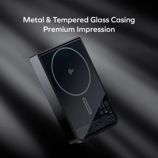 Фото: Батарея універсальна Momax 1-Power S.Pass 10000mAh 30W / Qi2 15W Titanium (IP162Q2L) № 24 | KTC