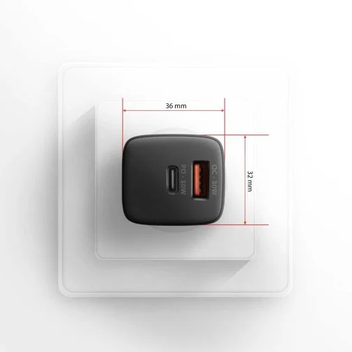 Фото: Зарядний пристрій Axagon ACU-PQ30 PD QC3.0 30W Black № 17 | KTC