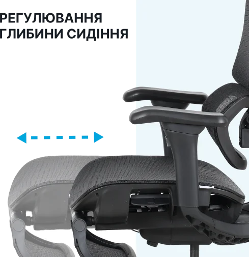 Фото: Крісло OfficePro Onix OC975G Gray № 34 | KTC
