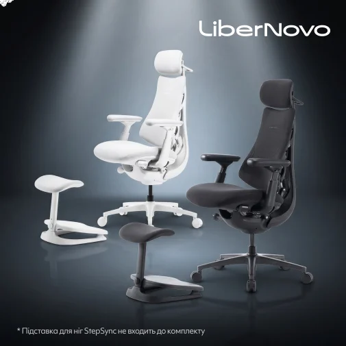 Фото: Крісло LiberNovo Omni Pro Graphite 48cm (CP-GW-0000078-00-05) № 40 | KTC