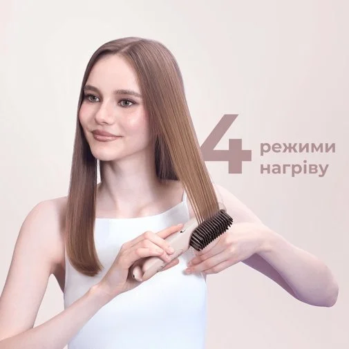 Фото: Щітка-випрямляч Dreame Sleek Cherry Pink (AA02B-CHP) № 15 | KTC